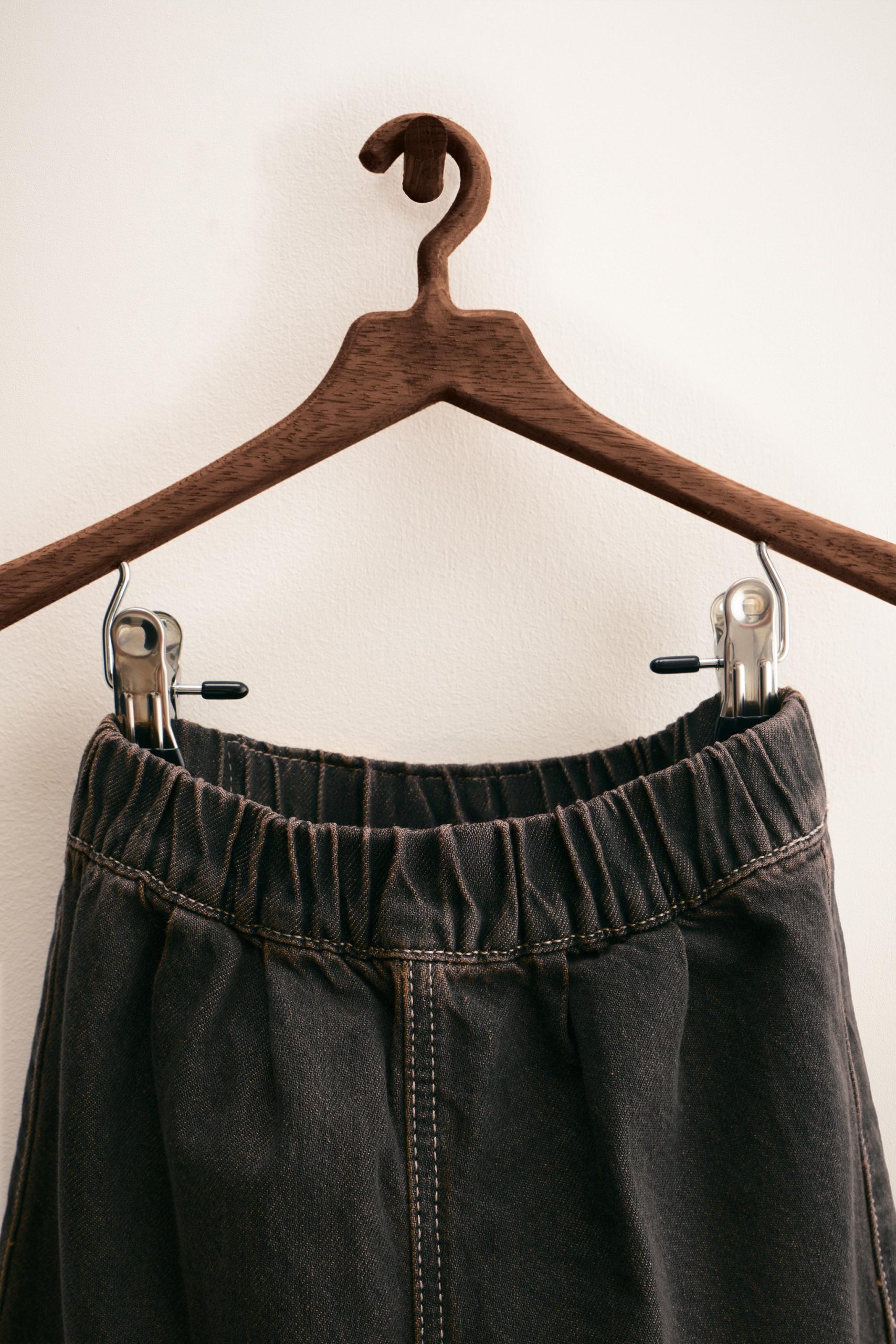 شلوار جین بالون با کمربند الاستیکی از برند زارا