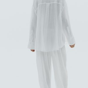 پیراهن پنبه‌ای یقه کلاب با جیب سینه از برند زارا (زنانه)