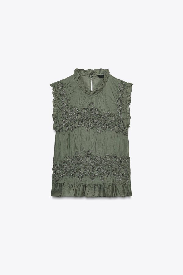 TOP BONCUKLU ZW COLLECTION - از برند زارا