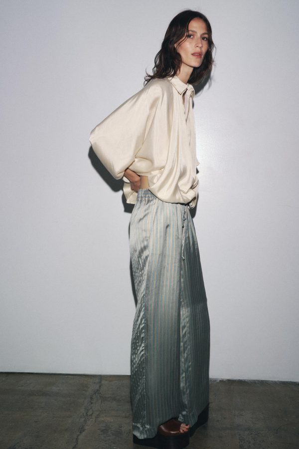 ZW COLLECTION ÇİZGİİ PİJAMA PANTOLON - از برند زارا