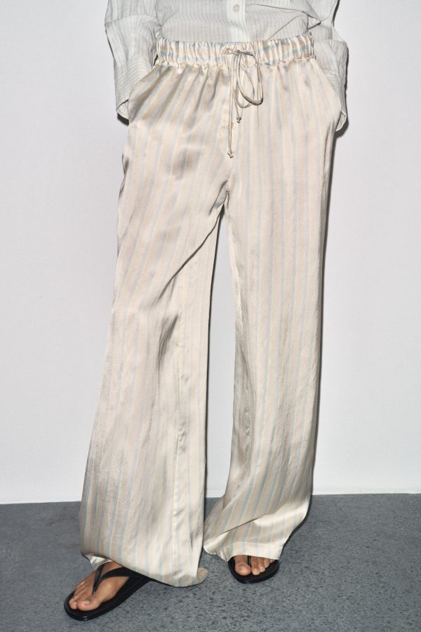 ÇİZGİİ PİJAMA STİİ ZW COLLECTION PANTOLON - از برند زارا