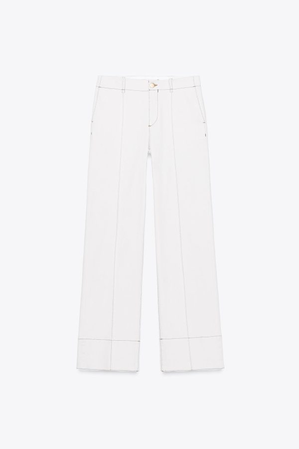 ÜST DİKİŞİ BOOTCUT PANTOLON - از برند زارا
