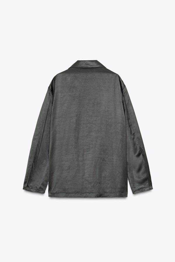 KETENLİ SATEN BLAZER ZW COLLECTION - از برند زارا