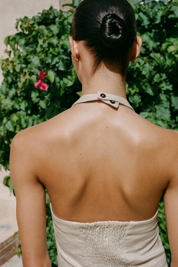 KETEN HALTER YAKA TOP - از برند زارا