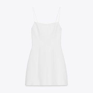 لباس کوتاه زنانه با یقه گرد و پاپیون از برند زارا (زنانه)