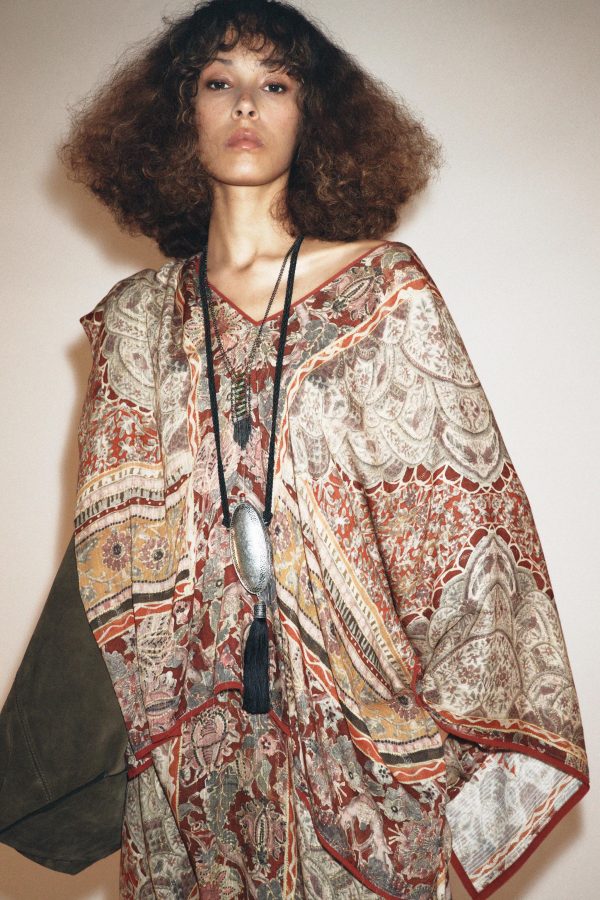 KAFTAN PAISLEY DESENLİ ZW COLLECTION ELBİSE - از برند زارا