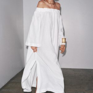 %100 KETEN ZW COLLECTION ELBİSE - از برند زارا
