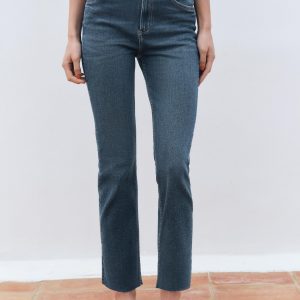 شلوار جین کمر بلند و پاچه کوتاه از برند زارا (زنانه)