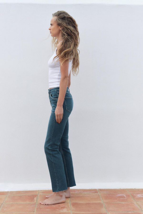 TRF CROPPED FLARE YÜKSEK BEL JEAN - از برند زارا