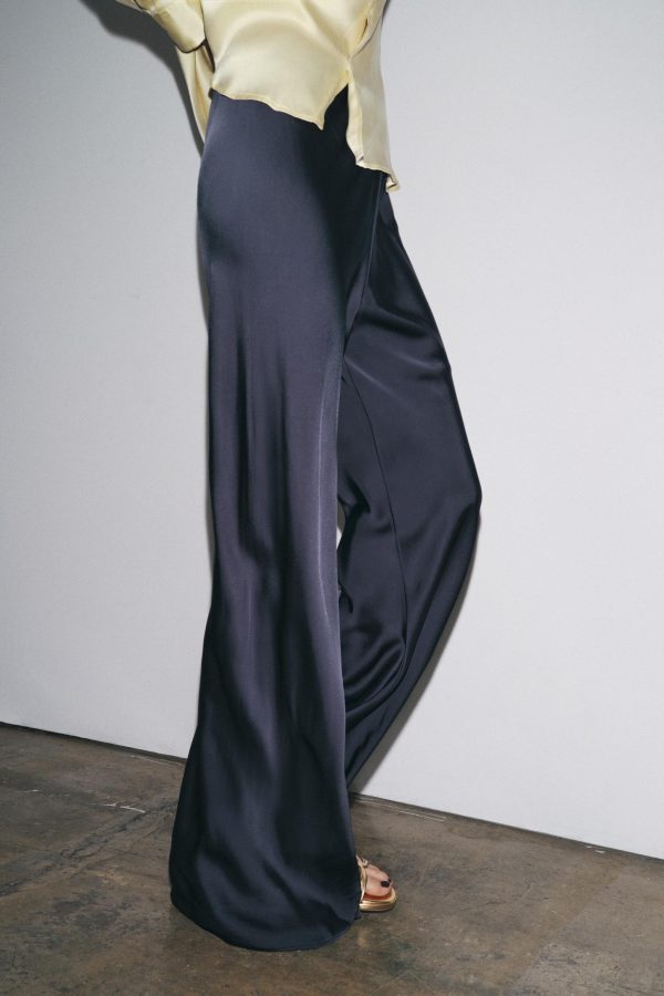 ZW COLLECTION SATEN YÜZEYLİ İSPANYOL PAÇA PANTOLON - از برند زارا