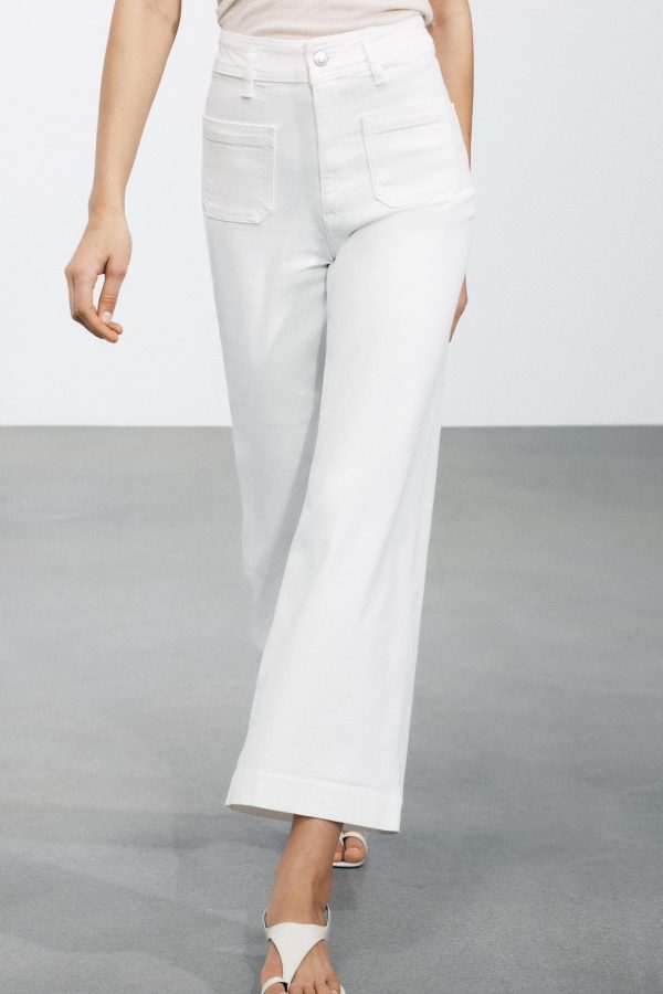 ZW COLLECTION WIDE LEG YÜKSEK BEL JEAN - از برند زارا