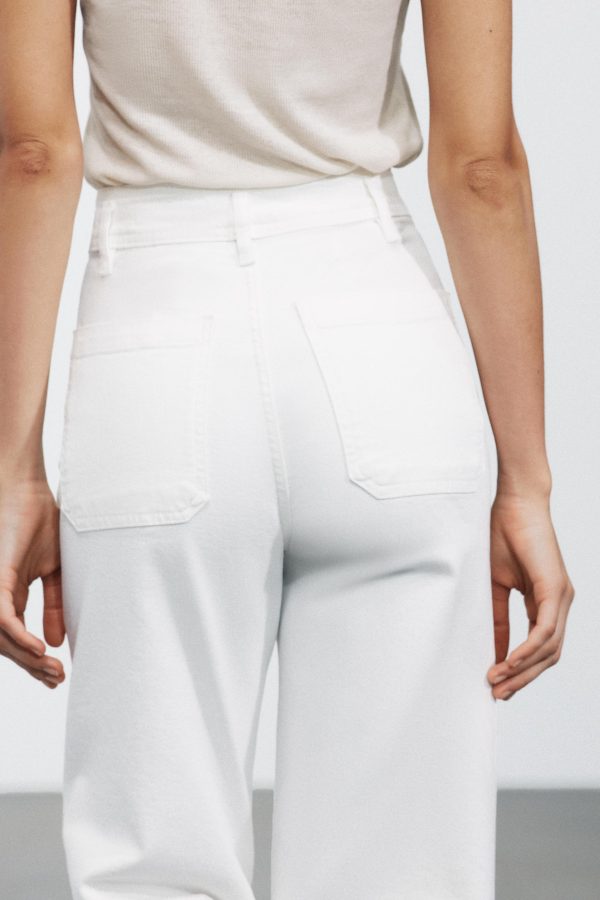 ZW COLLECTION WIDE LEG YÜKSEK BEL JEAN - از برند زارا