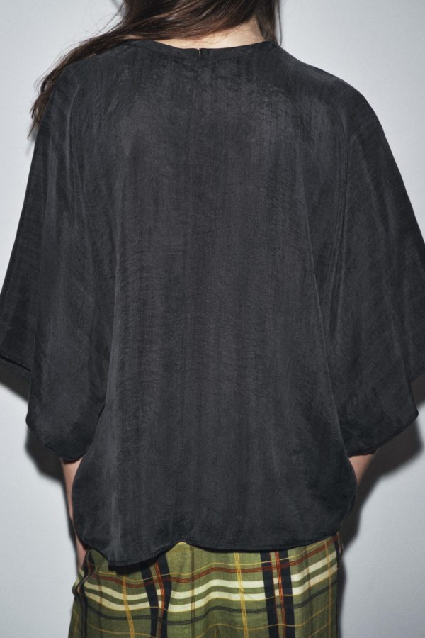 ZW COLLECTION KISA KOLLU TOP - از برند زارا