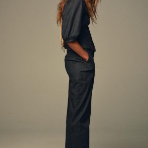 پیراهن یقه V با آستین بادکنکی از برند زارا (زنانه)