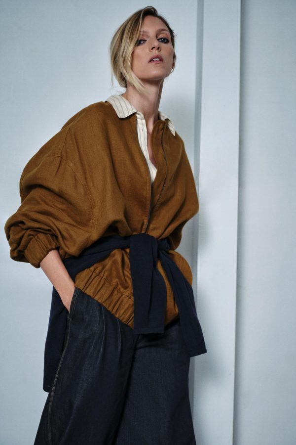 OVERSIZE KETEN CEKET ZW COLLECTION - از برند زارا