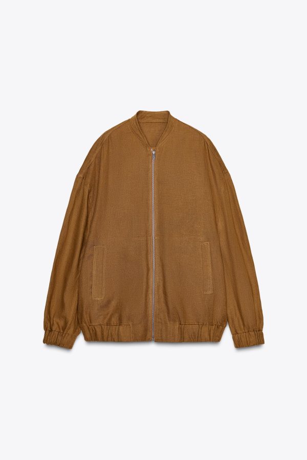 OVERSIZE KETEN CEKET ZW COLLECTION - از برند زارا