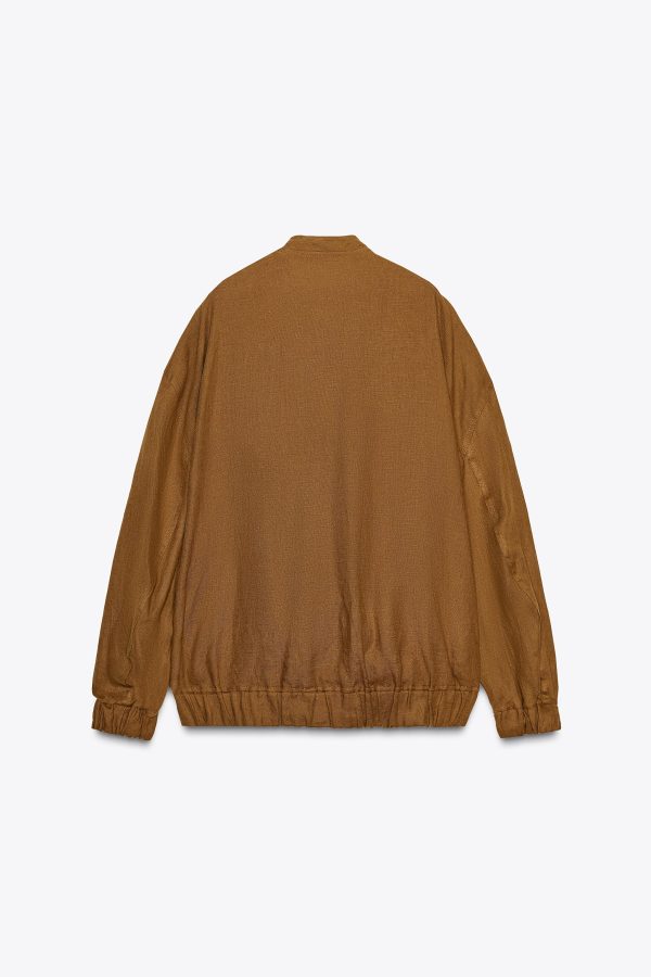 OVERSIZE KETEN CEKET ZW COLLECTION - از برند زارا