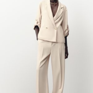 KIVRILMIŞ KOLLU KRUVAZE BLAZER - از برند زارا