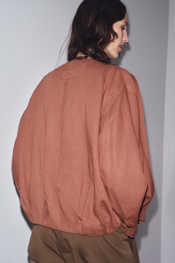 KETEN KARIŞIMLI BOMBER ZW COLLECTION - از برند زارا