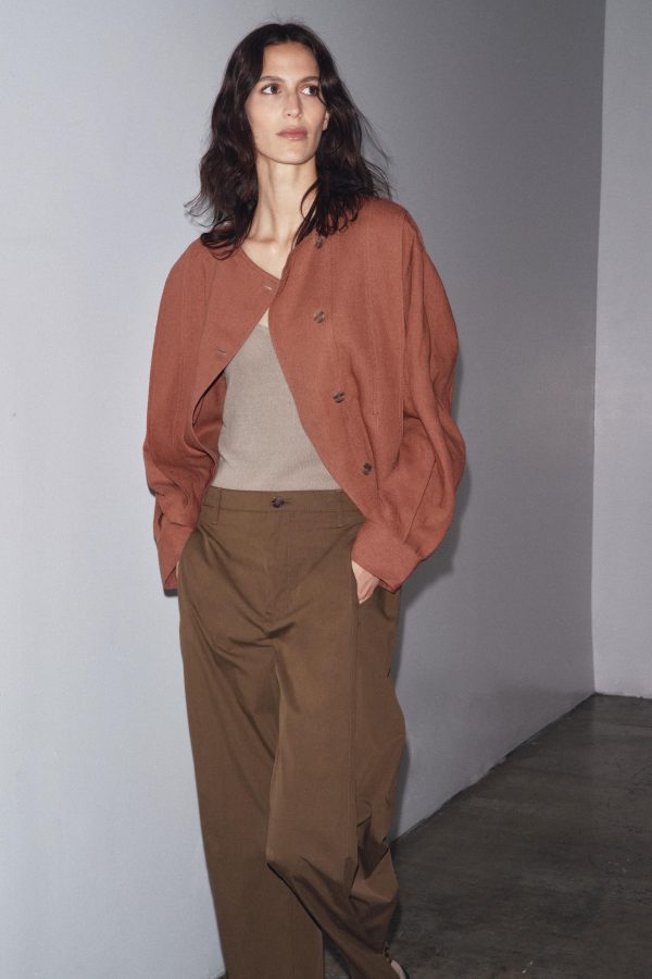 KETEN KARIŞIMLI BOMBER ZW COLLECTION - از برند زارا