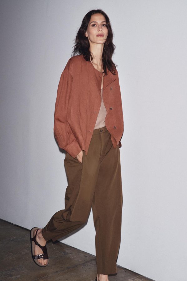 KETEN KARIŞIMLI BOMBER ZW COLLECTION - از برند زارا