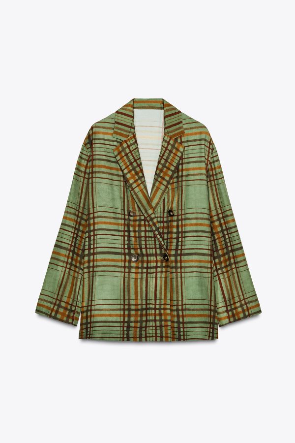 DÜŞÜK OMUZLU ZW COLLECTION EKOSELI BLAZER - از برند زارا
