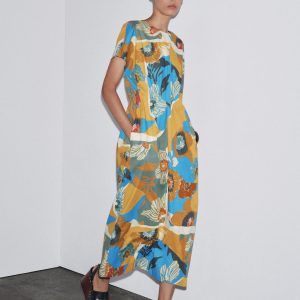 DESENLİ İDİ ZW COLLECTION ELBİSE - از برند زارا