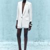%100 KETEN BASKILI MANŞETLİ BLAZER - از برند زارا