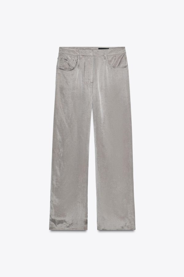 ZW COLLECTION SATEN DÖKÜMLÜ PANTOLON - از برند زارا