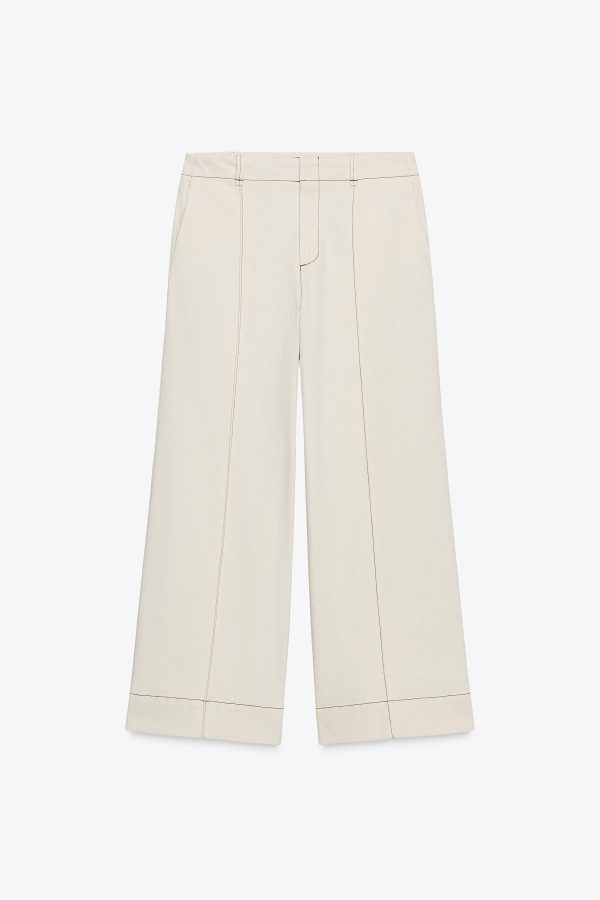 DİKİŞİ CULOTTE PANTOLON - از برند زارا