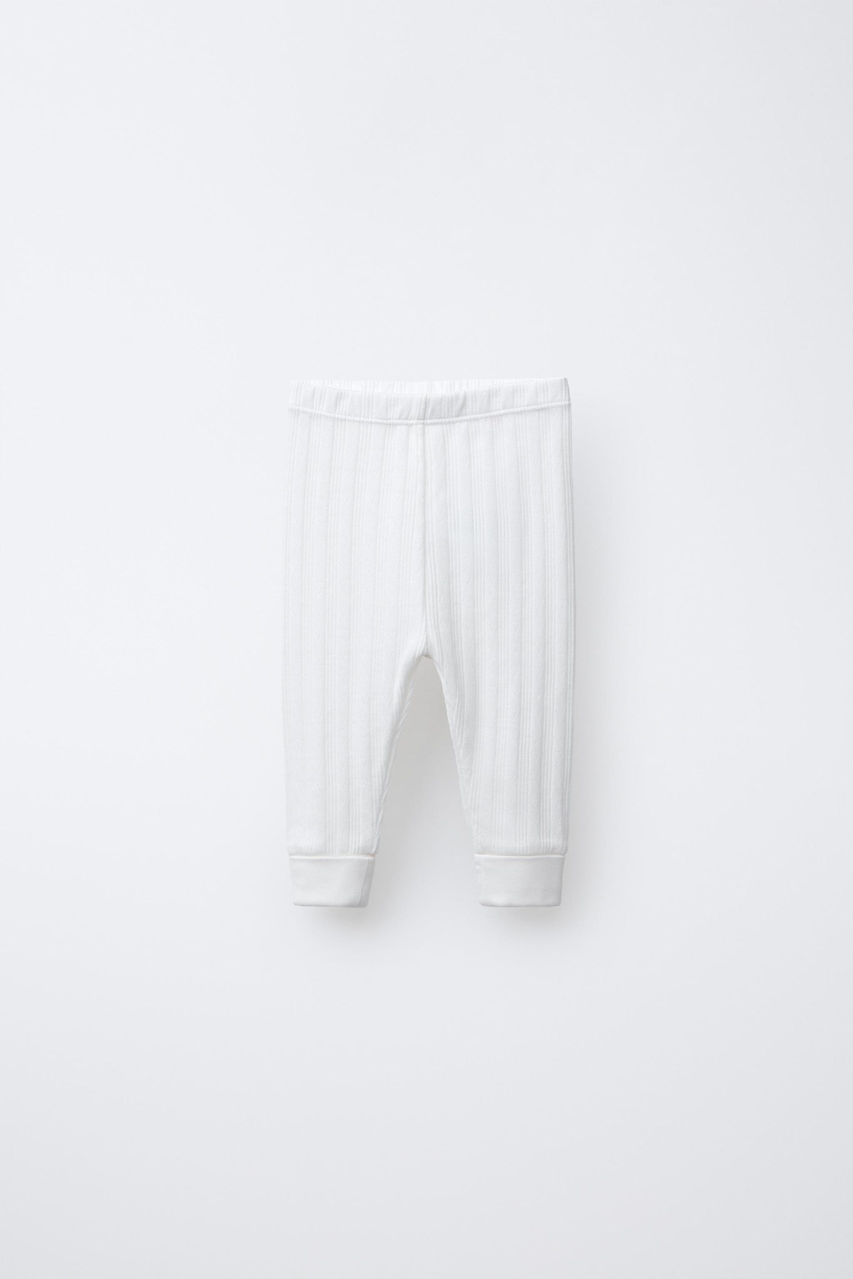 بسته سهتایی لگینگ پنبهای چیندار از برند زارا (بچه گانه)