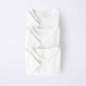 پکیج سه‌تایی بادی یقه کیمونو از برند زارا (بچه گانه)