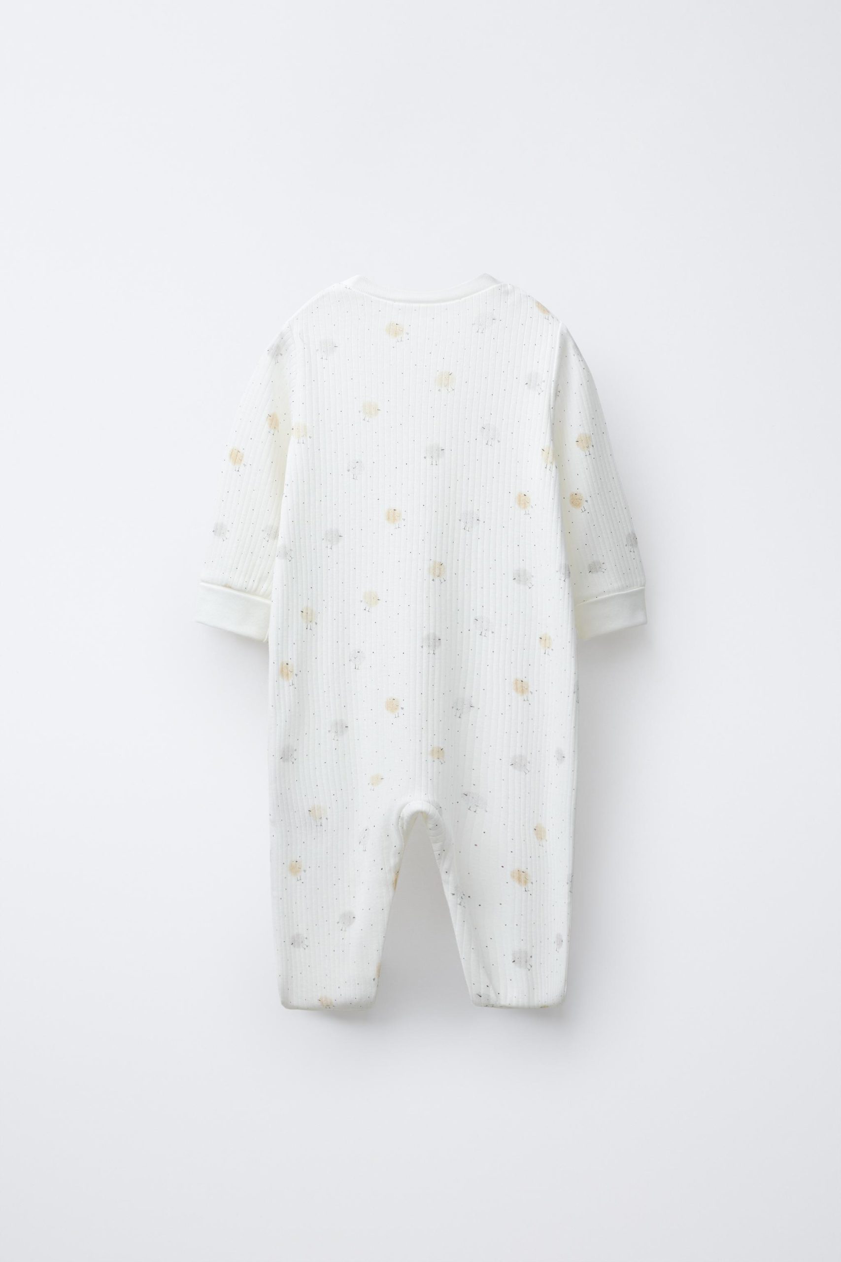 پیشبند و شلوار خواب جوجهای پنبهای از برند زارا (بچه گانه)