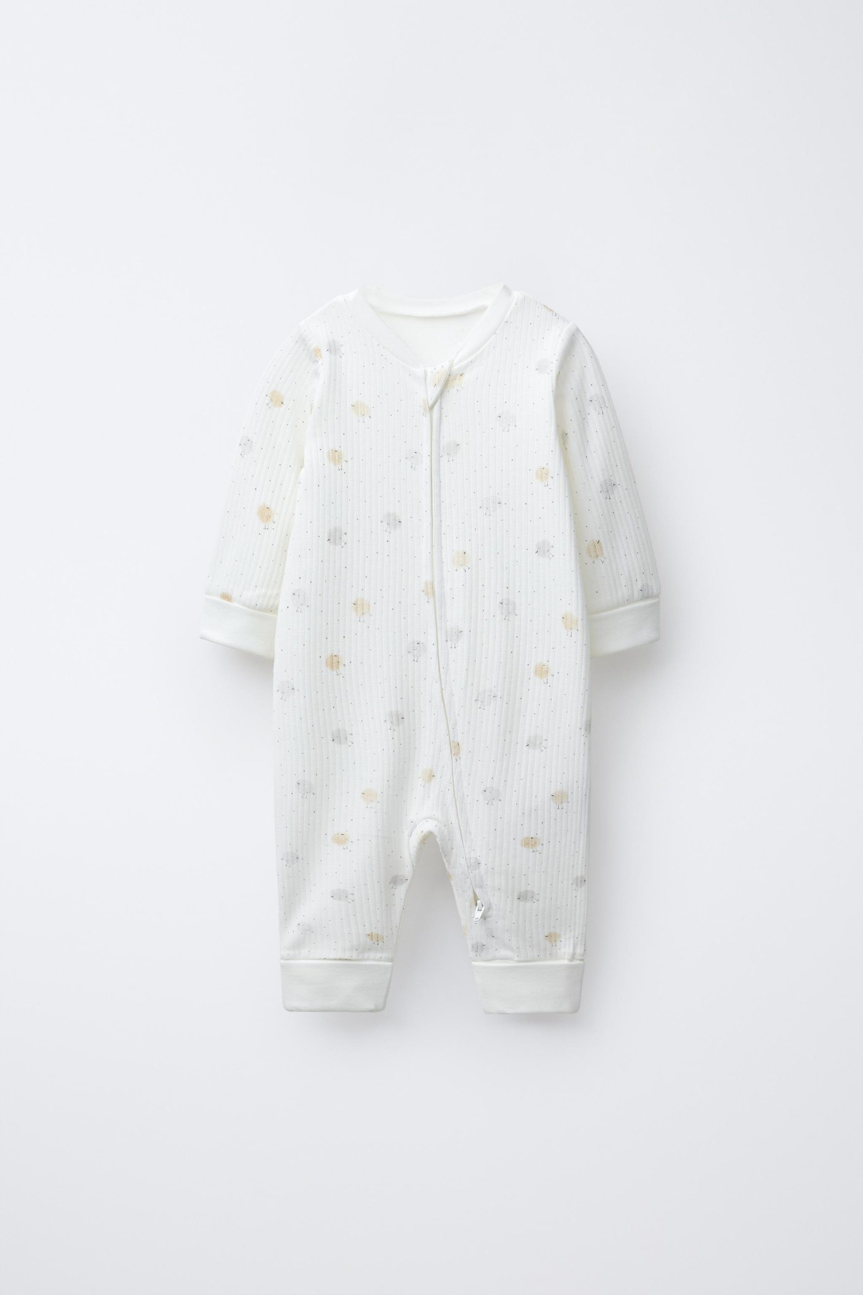 پیشبند و شلوار خواب جوجهای پنبهای از برند زارا (بچه گانه)