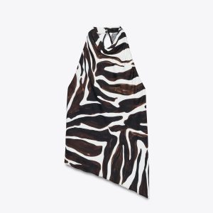 بلوز یقه هالتر و دامن نامتقارن از برند زارا (زنانه)