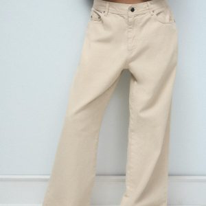 شلوار جین کمر متوسط با پنج جیب از برند زارا (زنانه)