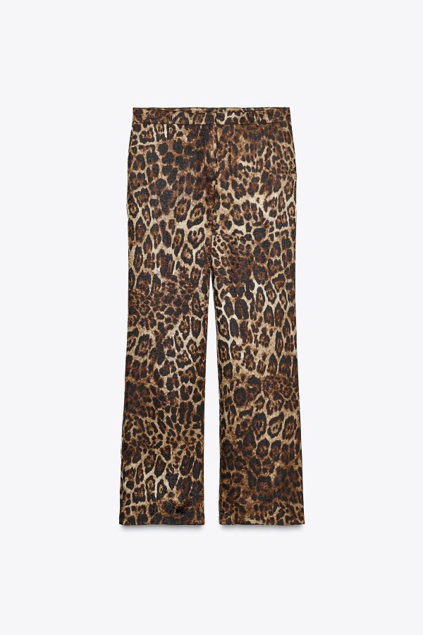HAYVAN DESENLİ JAKARLI PANTOLON ZW COLLECTION - از برند زارا