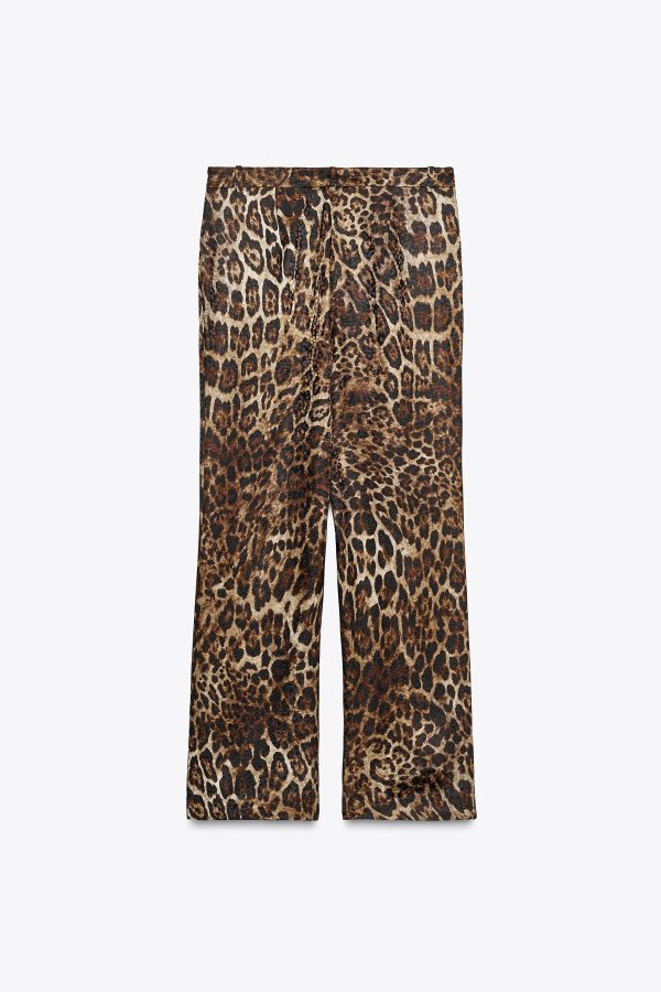 HAYVAN DESENLİ JAKARLI PANTOLON ZW COLLECTION - از برند زارا