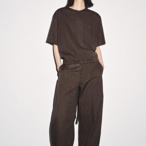 BALON KESİ ÇİZGİİ KETEN KARIŞIMLI PANTOLON ZW COLLECTION - از برند زارا