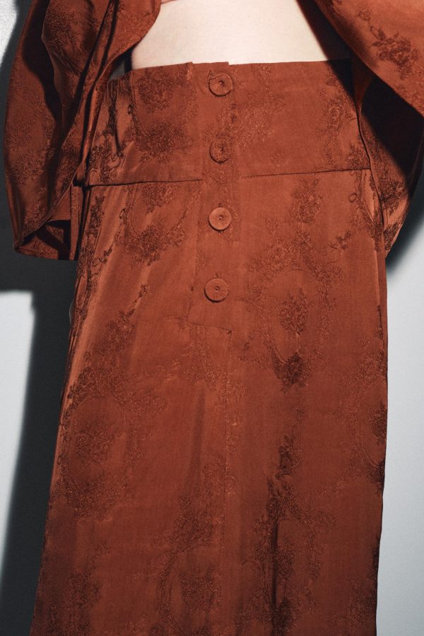 ZARA WOMAN KOLEKSİYONU JAKARLI PANTOLON - از برند زارا