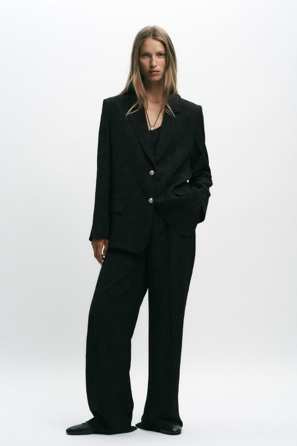 OVERSIZE JAKARLI VATKALI BLAZER - از برند زارا