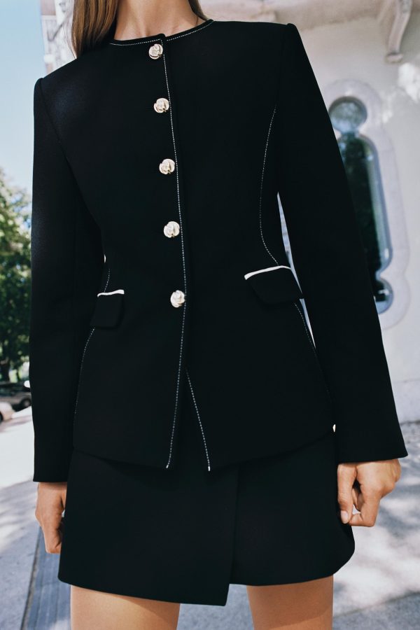 BİYELİ DİKİŞİ BLAZER - از برند زارا