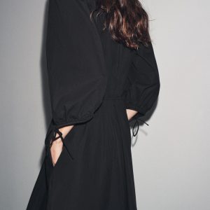 لباس میدی زنانه با یقه گرد و آستین با از برند زارا (زنانه)