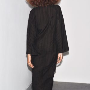 پیراهن میدی زنانه با کمربند تنظیمی از برند زارا (زنانه)