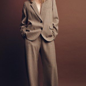 KARELİ DÜZ BLAZER ZW COLLECTION - از برند زارا