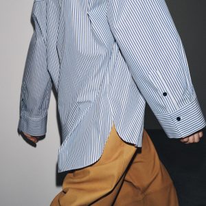 پیراهن زنانه یقه پولویی با دکمه از برند زارا (زنانه)