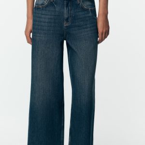 شلوار جین کمر بلند کلوته پنج جیب از برند زارا (زنانه)