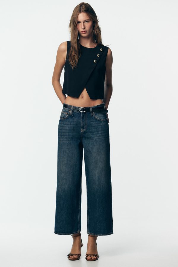 KEMERLİ YÜKSEK BEL CULOTTE Z1975 JEAN - از برند زارا