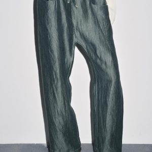 KONTRAST DİKİŞİ KETEN PANTOLON - از برند زارا