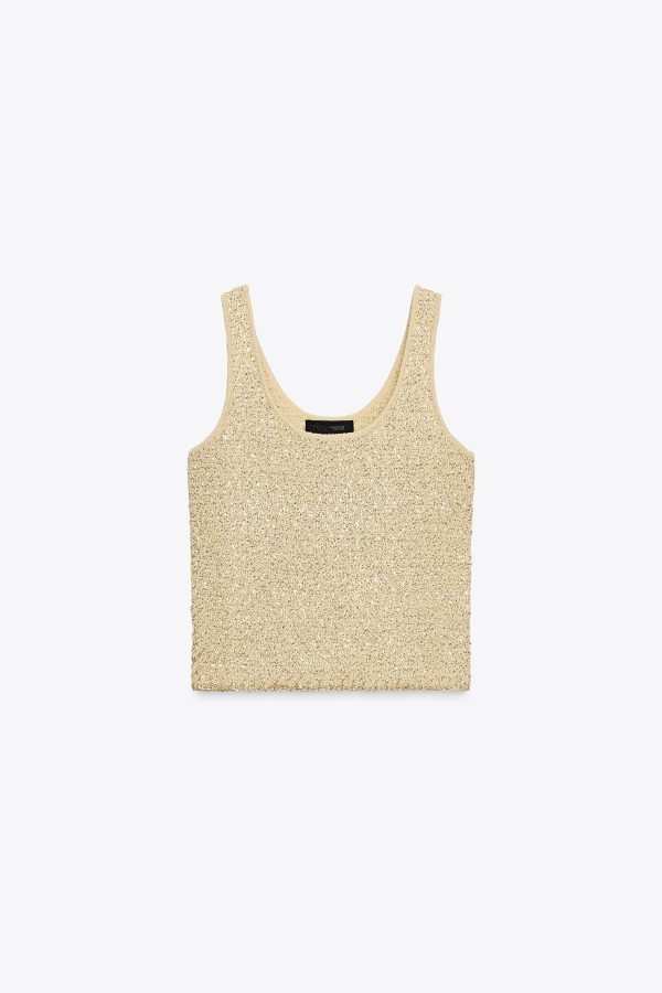 PULLU TRİKO TOP - از برند زارا